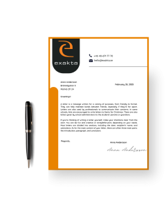 Brevpapper med eget tryck