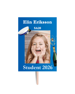 Studentskylt / studentplakat med ditt eget tryck
