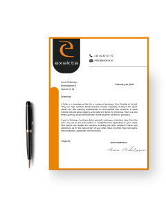 Brevpapper med eget tryck